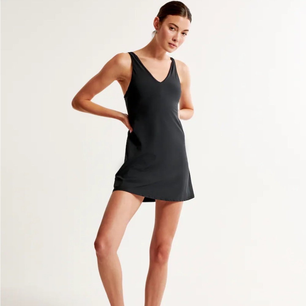 Wide Strap Traveler V-Neck Mini Dress NWT